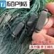 ZKHE fishing net wire mesh three-layer sinking net single-layer floating net crucian carp white silver carp hanging net white striped carp single-layer floating net 1 finger 8 meters 0.7 meters high