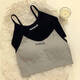 Clolv kissCK pure lust girl tube top no steel ring underwear push-up student high school student development period camisole female chest wrap 3 pieces white + black + gray S 60-80Jin Jin is equal to 0.5 kg