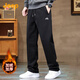 JEEP бархатные утепленные мужские спортивные штаны, мужские спортивные штаны осень-зима 2025, новые свободные прямые высококачественные повседневные брюки, мужские спортивные штаны, мужские