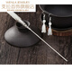 Jianla Jianla Jianla-Antique wig Mulan hairpin set Ancient style hairpin hair White Mulan hairpin and white earrings