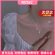 MZMZ platinum necklace women's pt950 platinum clavicle chain new Valentine's Day birthday gift for girlfriend and wife, noble model-water drop temperament necklace