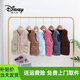 Disney 2024 Spring, Autumn and Winter Children's New Lamb Velvet Vest Baby Boys and Girls Baby Warm Vest Inside and Out Wear Trendy Off-White 80cm One Size