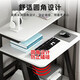 Computer table desktop desk home bedroom study table student study table small apartment workbench corner desk Blackstone double-layer study table 80*50+ free universal wheel