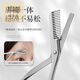 Shushe eyebrow trimming scissors with comb, nose hair scissors, special eyebrow trimmer for men and women, all stainless steel scissors, dovetail makeup scissors, metal one-piece eyebrow trimming scissors with comb