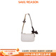 COACH custom bag Nolita hand-painted personality simple fashion trend artificial leather handbag small women's white length 19cm width 5cm height 11.5cm