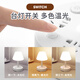 Multifunctional LED table lamp creative extension socket integrated bedside home bedroom study eye protection white 3 sockets + desk lamp + USB 4.8 meters + mobile phone holder button switch