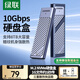 绿联M.2 NVMe固态硬盘盒 Type-C3.2移动硬盘盒子 适用笔记本电脑苹果17手机外接SSD硬盘盒 铝合金散热