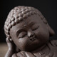 Yuxuan Zen Reclining Buddha Tathagata Tea Pet Purple Clay Boutique Handmade Little Monk Can Raise Tea Art Tea Play Ornaments ZY---New Reclining Buddha