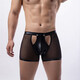 Sexy underwear men's bed mood temptation large size gay special thong hot open crotch sex MP280 black M recommended 90-120Jin Jin is equal to 0.5 kg