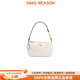 COACH custom bag Nolita hand-painted personality simple fashion trend artificial leather handbag small women's white length 19cm width 5cm height 11.5cm