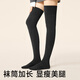 Mianzhuwu anti-slip stovepipe thigh socks knee-protecting high cotton socks 24 winter new over-the-knee socks women's stockings 2 pairs