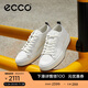 ECCO casual sneakers for men, trendy thick-soled retro height-increasing men's shoes, cowhide, street ACE856814 HL white 85681450874 42 It is recommended to buy one size up