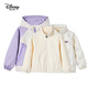 Disney Seven-Wear Girls Autumn and Winter Children's Jacket Jacket Set Polar Fleece + Down Liner Three-piece Set Pink