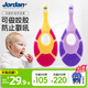Jordan infant and toddler baby toothbrushes with soft bristles, 0-1-3 years old and below, type B, 2 pieces