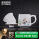 Jingdezhen (jdz) ceramic tea cup household white porcelain tea water separation office large capacity mug with lid tea leaking cup high-end gift
