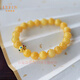 La Yun Feiyin Beeswax Bracelet Women's Round Bead Single Circle Bracelet Women's Gift Fashionable 8mm