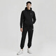 Nike (NIKE) men's winter hooded jacket with velvet to keep warm, casual sports DQ4831-010 black L