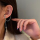 New tassel niche personalized ear cuff earrings one-piece non-pierced female high-end cold style earrings a four-pointed star ear cuff