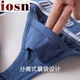 Iosn Double Butt Underwear Men's Hollow New Thong Men's Cotton Bullet Separation Men's Sexy Exposed Sentiment White Blue + Blue Double Butt M 95-110Jin Jin is equal to 0.5 kg
