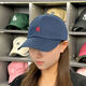 New men's and women's hats, new sports hats, fashionable couple baseball caps, mini small label peaked caps, white NY mini label, one size fits all