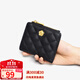 Viney wallet female short folding large capacity coin purse female simple light luxury rhombus wallet student zipper wallet