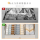YOUQIN underwear storage box socks underwear partition artifact home underwear storage box wardrobe drawer three-in-one box moonlight white-underwear box