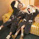 Gongdie thermal storage type mikko winter couple nightgown women's plus velvet thickened cute cartoon hooded nightgown mikko warm velvet nightgown women M (recommended 110-140Jin Jin equals 0.5 kg)