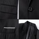 Suit Suit Men's Jacket Top Slim Business Casual Professional Formal Korean Groomsman Dress Small Suit Men Black Double-breasted Single Suit XL