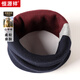 Hengyuanxiang autumn and winter cashmere scarf for men and women, cervical vertebra color warm neck scarf, versatile fake collar, blue wine red, free handbag, one size fits all (22cm*42cm)