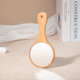 He Jiagong Nanzhu hand-held makeup mirror for beauty salons, special hand-held handle mirror for portable oral use, large size for touch-up at home, Nanzhu small size, suitable for portable use, Nanzhu small size, suitable for portable use
