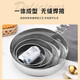 NUOVA POINT sieve flour sieve stainless steel basket gong sieve filter mesh sieve household mesh sieve baking ultra-fine leakage flour rice small medium 10cm 40 mesh filter cake powder/flour stainless steel