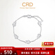 CRD Ke Laidi spot sparkling pt950 platinum gourd bracelet double-sided wearable auspicious gift for girlfriend 5.00g