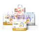 Deyou disposable changing pad baby diaper newborn diaper baby waterproof non-washable summer care pad Deyou brand baby care pad silver size M 46 pieces*1