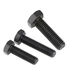 Mo Peng 12.9 grade high-strength bolt, external hexagonal screw, extended screw, black, full and half, carbon steel screw collection, M20 (2 pieces), length 80 mm, half