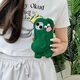 Yusenyi Cucumber mobile phone funny arm cucumber elf Apple 16promax mobile phone case 16/15/14/13/12pro anti-fall 16pro cucumber elf green single shell Apple 14pro