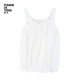 Pommedeterre big children's shirt sleeveless solid color lantern type cotton comfortable spring and summer clothing for girls AO6210750 101/bleached 150 cm