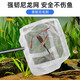 Fish fishing net, fish tank net, small fish fishing net, 3D fishing net, pocket mesh, retractable, firm and does not hurt fish, 3D fishing net, round small size, 1 pack, retractable