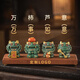 Jianzhi Guofeng creative cultural and creative tea pet ornaments to attract wealth and everything goes well for birthday office desktop station decorations bonus and everything goes well tea pet ornaments gift box packaging - shipped by SF Express