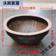 Chaoshan Leibo household Haifengya bowl salty tea tools ceramic mashing jar grinder old-fashioned Hakka Leicha bowl No. 4:5L without Lei