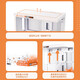 Colorful Sea View Room Computer i5 12400F/RTX5060Ti/RTX5070Ti Game Design Office 4060 Computer Host Desktop DIY Assembly Host with Nine i5 12400F丨RTX5050丨Orange Cat Customized