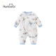 Happy Bear baby thickened onesie newborn winter quilted warm romper baby antibacterial winter clothing