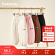 Balabala children's clothing children's trousers boys and girls baby leggings trousers autumn and winter loose and versatile casual pants light khaki 50311 110 cm