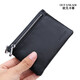 Ofankati Coin Wallet Min's Mini Mute Coin Sac Sac de carte de levage à manteau court sac Ultra-Thin Key Key Bag Femme Black