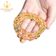 Bailuoqi Brazilian Natural Citrine Bracelet 999 Jinfu Transfer Beads Yellow Crystal Bracelet as a Chinese Valentine's Day gift for your girlfriend, beads 6mm