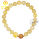 MARDOTG blonde crystal bracelet beeswax old mountain sandalwood crystal bracelet gift for women 6 beads diameter