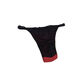 New men's adjustable thin strap suspender thong sexy men's close-fitting lace underwear black L recommended 95-110Jin Jin equals 0.5 kg