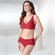 Embry Rose Red Box Red Zodiac Year Vest Underwear Set No Wires Seamless Bra New Year Gift Rose Red ROS XL