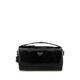 PRADA SS26 Light Luxury Men's LATHER Black Handbag Black One Size