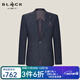 G2000 Wool Tencel Blended/Comfortable Stretch/Shopping New Style Men's Machine Washable Business Suit and Trousers Anti-static-Contains Wool-Plain Weave-Dark Navy 46