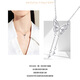 Wanfulong PT950 platinum white necklace genuine clavicle butterfly chain women's style men's birthday gift for girlfriend and mother, one thing, one certificate, supports identification, and you will be compensated 10% if it is fake.